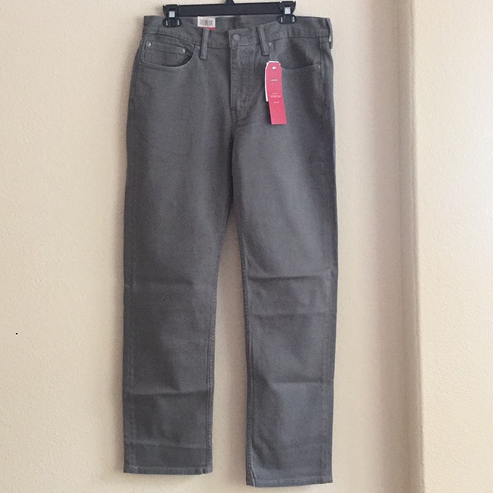 Olive Green Levi's jeans. 514 straight. 33x32